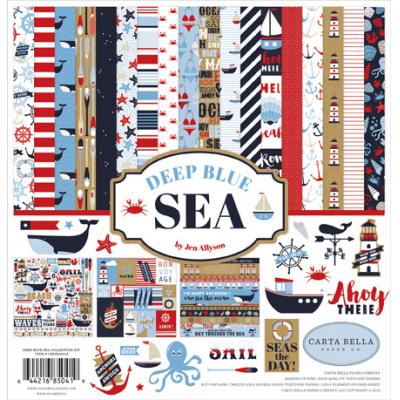 Carta Bella Deep Blue Sea Designpapier - Collection Kit